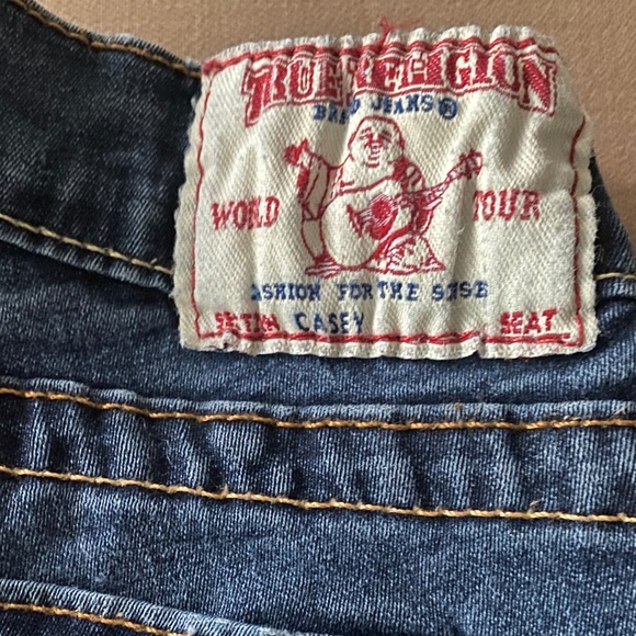 True Religion Casey Jeans Sz 28 Low Rise Skinny Denim Jeans - Picture 11 of 11